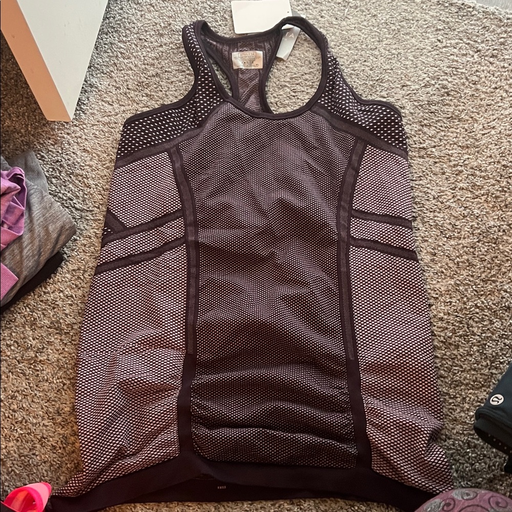 Athleta diamond fastest track Tank NWT